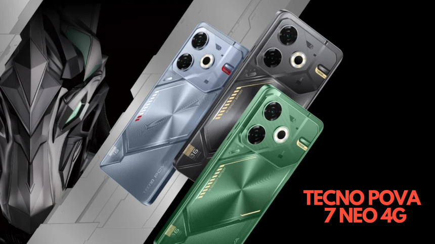 Tecno Pova 7 Neo 4G Leaked with 7,000mAh Battery and MediaTek Chip