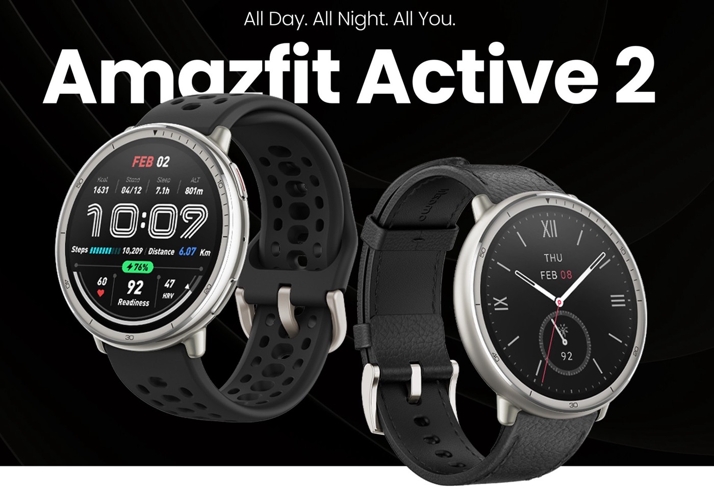 Amazfit Active 2 Square Launches Globally With AMOLED Display and Up to 10 Days Battery Life