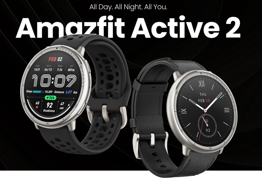Amazfit Active 2 Square Launches Globally With AMOLED Display and Up to 10 Days Battery Life
