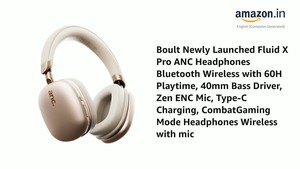  Boult Launches FluidX and FluidX Pro Headphones in India With ANC and Massive Battery Life