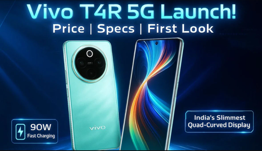  Vivo T4R 5G Confirmed for India With Quad Curved Display and Ultra Slim Build