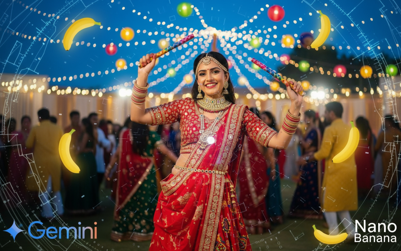 Gemini Nano Banana Trend Helps Create Stunning Dandiya Night Looks This Navratri