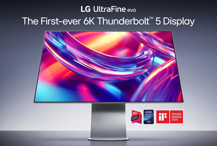 LG Unveils UltraFine evo 6K Monitor with Thunderbolt 5 Support for Creators