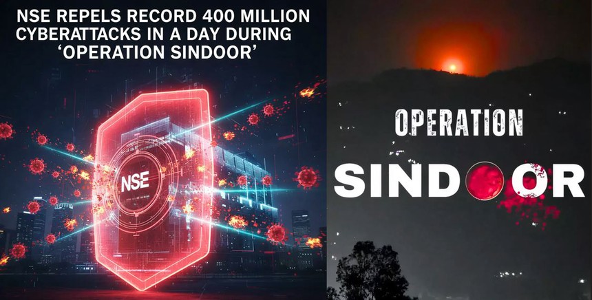 NSE Faces Record 400 Million Cyberattacks in a Single Day During Operation Sindoor