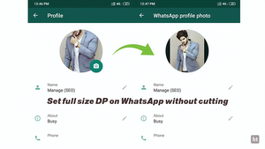 WhatsCropping App: Set Full-Size WhatsApp Profile Picture Without Cropping